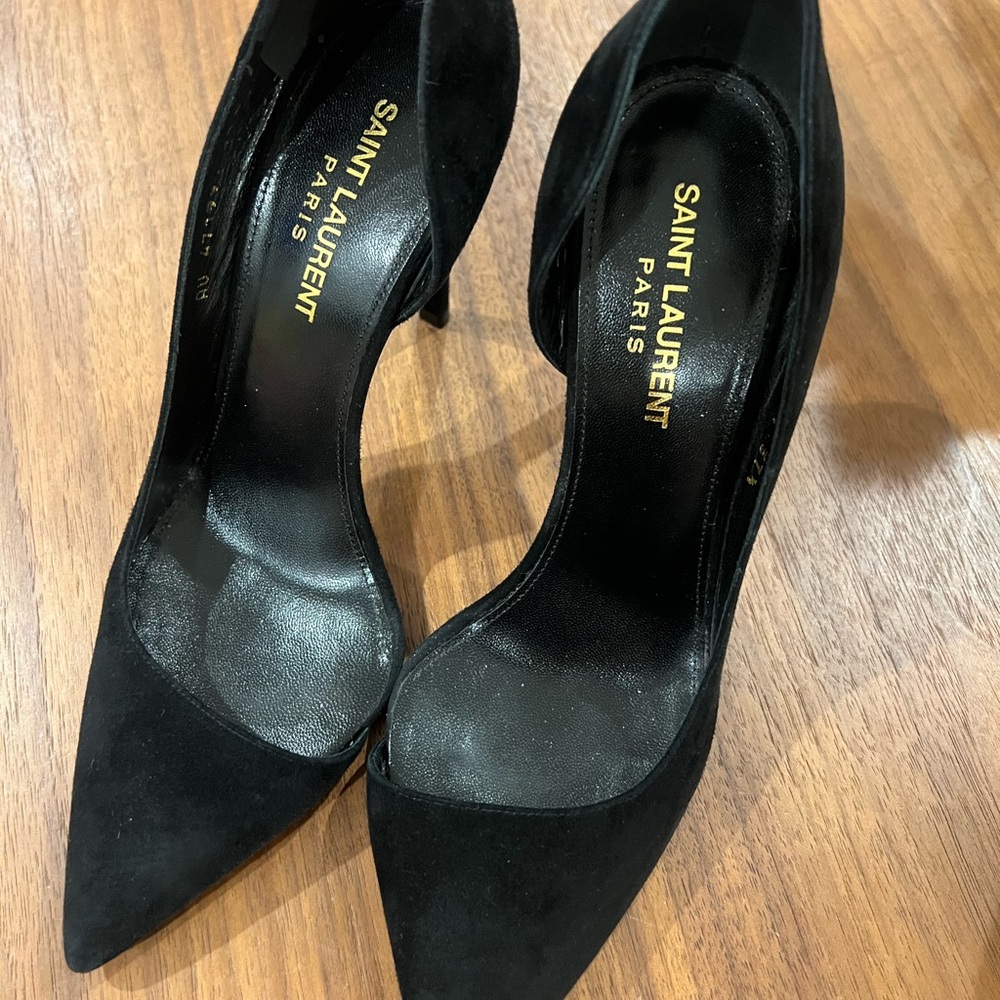 Saint Laurent Black Women's Heels - Picture 2 of 6